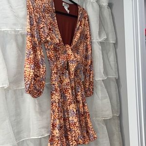 L*SPACE FLORAL MINI DRESS *NEVER WORN*